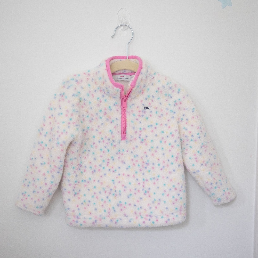 SOLD NWOT Vineyard Vines Girl's Fuzzy Teddy Pullover